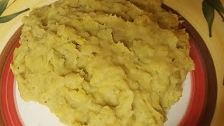 Dominican Mashed Plantains known as Mangu [upl. by Ydisahc]