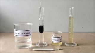 How to Determine Specific Gravity of Urine Sample Using Urinometer ENGLISH  Urinometer Testing [upl. by Aynotak]