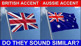 AUSTRALIAN AUSSIE ACCENT VS BRITISH ACCENT  Verbale Mondo [upl. by Ahidam]