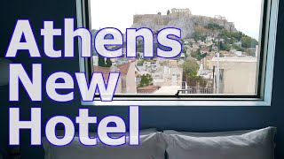 New Hotel in Athens Greece  REVIEW [upl. by Uella154]