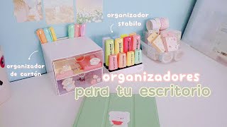 DIY Organizadores caseros  aestheticcute [upl. by Anilev]