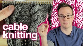 Cable Knitting How to Cable Knit For Beginners [upl. by Wash]