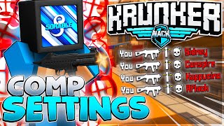 Kappuccino Made Me COMP Settings Krunker [upl. by Asyar]