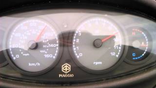 Top Speed Piaggio X9 125 [upl. by Ahsilra]