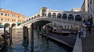 Venice Italy Rialto Bridge 4K [upl. by Teriann]