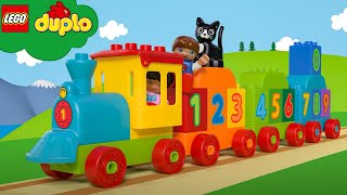 LEGO DUPLO  Learn To Count Numbers Train Songs  Learning For Toddlers  Nursery Rhymes  Kids Song [upl. by Cecilia808]