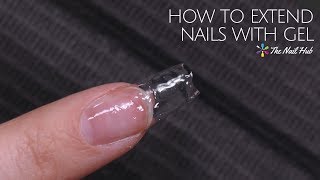 How To Extend Nails with Gel [upl. by Auqinahs710]