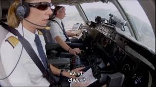 Quito Approach  Lufthansa MD11F English Subtitles [upl. by Nightingale]