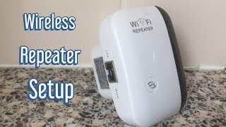 Wireless N Wifi Repeater WiFi Extender Router Setup WIFi Set upReview 2019 [upl. by Lauraine]