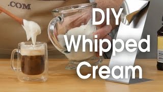 DIY whipped cream in 60 seconds [upl. by Besse]