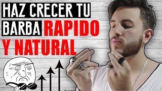 COMO HACER CRECER TU BARBA RAPIDO Y NATURAL  JR Style For Men [upl. by Einoj50]