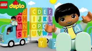 LEGO DUPLO  Alphabet Song amp MORE  Learning For Toddlers  Nursery Rhymes  Cartoons and Kids Songs [upl. by Teuton]