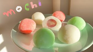 How to Make Mochi Without Glutinous Rice  Mochi Recipe With GlutenFree Rice Flour 🍡 [upl. by Thanos]