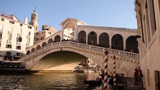 Rialto Bridge Venice  Italy [upl. by Ttenna199]