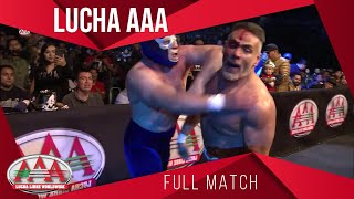 Lucha ESTELAR en JAULA  Triplemanía Regia [upl. by Airdnahc]