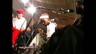 Eminem amp D12 freestyle FULL LENGTH VERSION  backstage in London 2001  Westwood [upl. by Anilec]