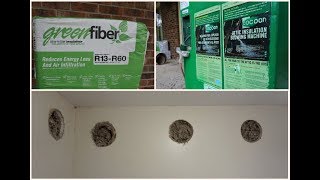 Green Fiber Cellulose Soundproofing and Insulation [upl. by Ecnarolf]