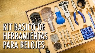 Herramientas Básicas Para Trabajar Tus Relojes Cuáles Son y Cómo Funcionan  Arréglalos Tu Mismo [upl. by Kcirdnekel]