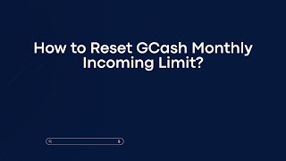 How to Reset GCash Monthly Incoming Limit [upl. by Marashio]