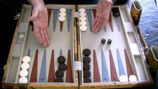 Beginner Backgammon Tutorial  2  How to Move the Checkers [upl. by Arikehs]