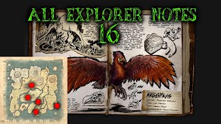 How To Find All Explorer Notes On The Island  Ark Survival Evolved  Part 16 [upl. by Josey]