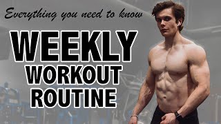 Build Muscle Lose Fat  What You Need To Know  Diet Cardio Tips  Full WEEK Of Workouts [upl. by Llehcam]