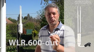 Antenne répéteur wifi outdoor WLR600out  600 Mbps PEARLTVFR [upl. by Nofets126]