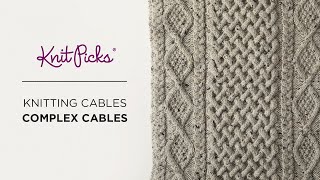 How to Knit Complex Cables  Knitting Tutorial [upl. by Raney]