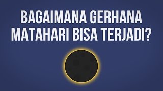 Bagaimana Gerhana Matahari Bisa Terjadi [upl. by Edlitam223]