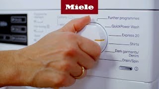 Miele Washing Machines Programs explained  Miele [upl. by Acissaj884]