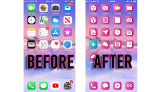 How to Make Your APPS LOOK COOL  How to Change the Color of Your Apps 2019  iOS Hack [upl. by Awjan515]