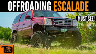 Offroading Cadillac Escalade  Build Breakdown [upl. by Toiboid]