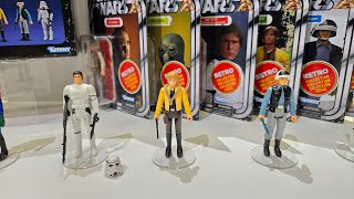 Star Wars Retro Hasbro Display at Toy Fair 2025 [upl. by Shaffer]