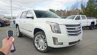 2020 Cadillac Escalade Platinum 4WD Start Up Test Drive Walkaround and Review [upl. by Abekam]