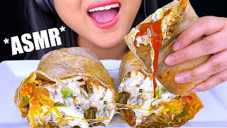 ASMR GIANT FAJITA DELUXE BURRITO ASMR PHAN [upl. by Dunkin]