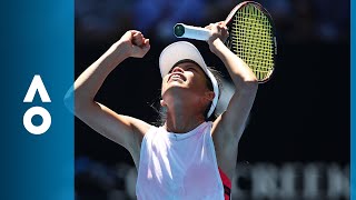 Garbińe Muguruza v Hsieh SuWei match highlights 2R  Australian Open 2018 [upl. by Pyszka]