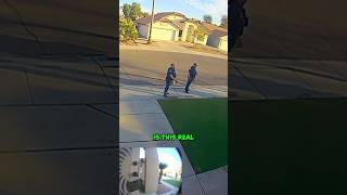 He Presented Hard Evidence but Cops Still Weren’t Convinced  Captured on Ring Doorbell 😂shorts [upl. by Leakim]