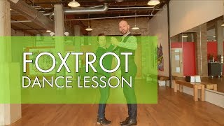 Beginner Ballroom Lesson Foxtrot [upl. by Aiynat]