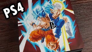 I Spent 24 Hours Drawing on My PS4  Goku and Vegeta [upl. by Lechar]