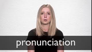 How to pronounce PRONUNCIATION in British English [upl. by Penman]