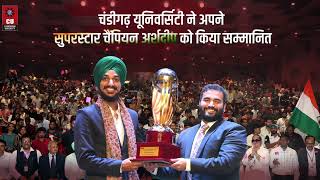 Arshdeep Singh Returns to Chandigarh University [upl. by Moffit]