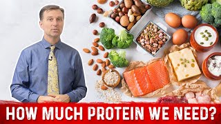 How Much Protein Do You Need – Dr Berg [upl. by Nerol676]