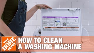 How to Clean a Washing Machine  The Home Depot [upl. by Metzger]