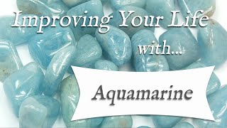 AQUAMARINE 💎 TOP 4 Crystal Wisdom Benefits of Aquamarine Crystal  Stone of Courage amp Letting Go [upl. by Prochora]