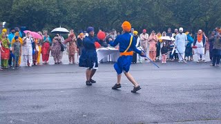 Gatka Demonstration  Shastar Vidya  Frankfurt  Germany [upl. by Ative]