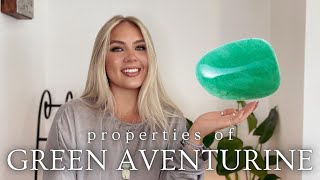 GREEN AVENTURINE  HEALING PROPERTIES amp HOW TO USE IT [upl. by Humpage]