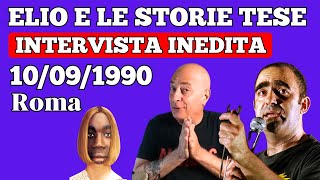 Elio e le Storie Tese intervista inedita 10091990 Roma [upl. by Kirch802]