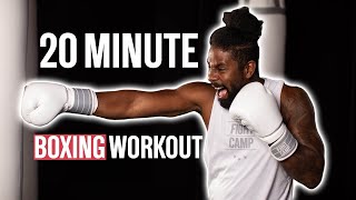 4 Round Boxing Workout AtHome with Coach PJ [upl. by Yreneh]