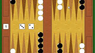 How To Play  Backgammon  The Basics  A Sample Game [upl. by Hinson]