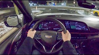 2021 Cadillac Escalade Sport Premium  POV Night Drive Binaural Audio [upl. by Sylvanus908]